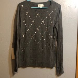 Beaded Long Sleeve Top